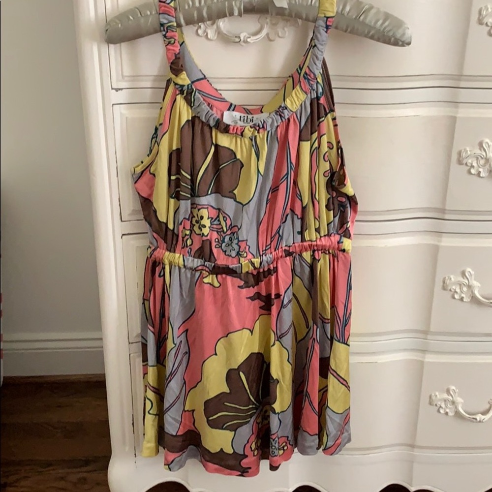 Tibi floral blouse